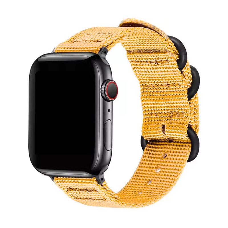 Plátený remienok žltý