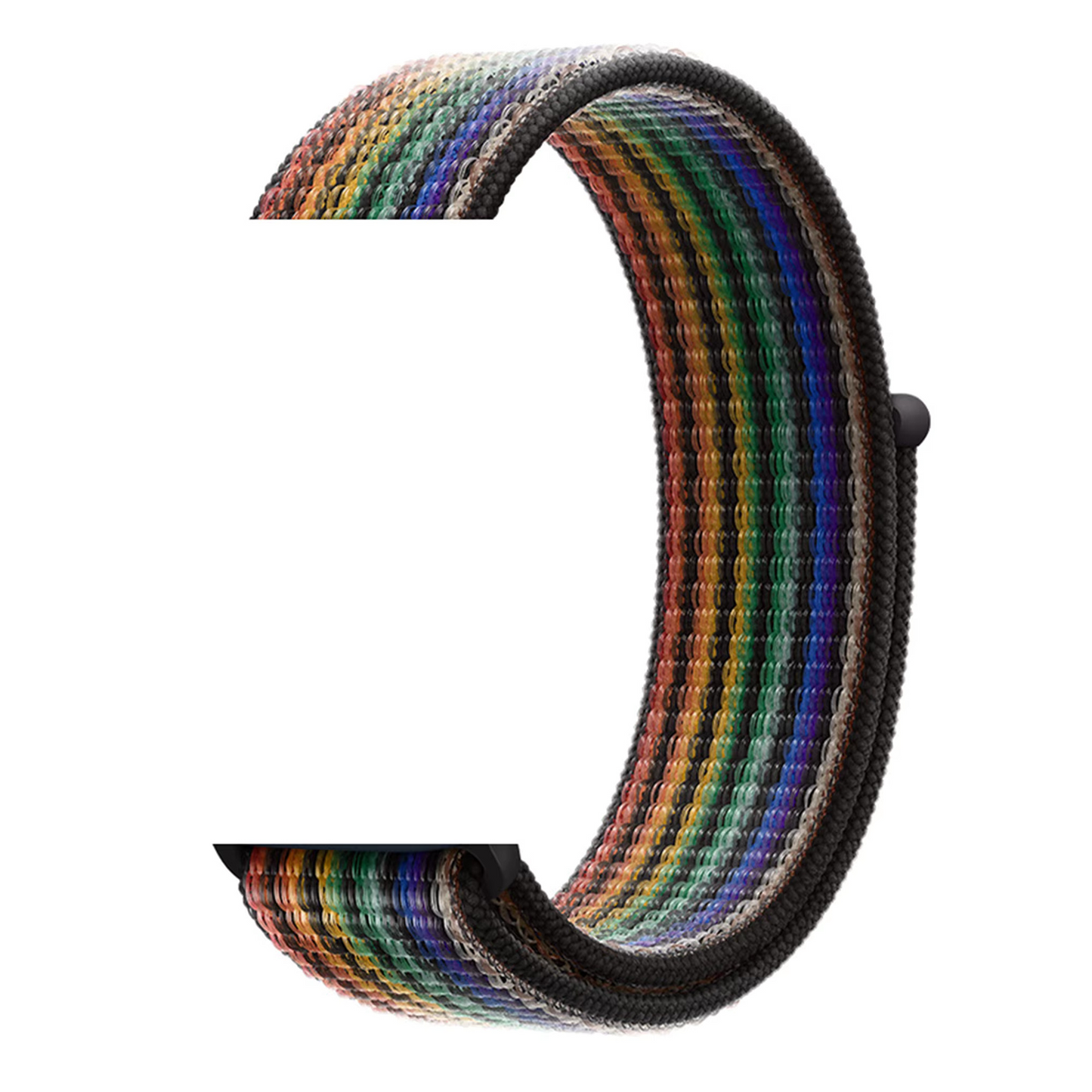 Nylonový remienok čierny pride