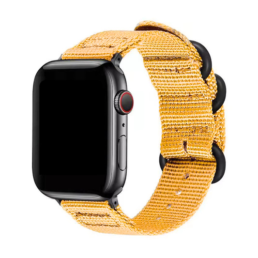 Plátený remienok žltý