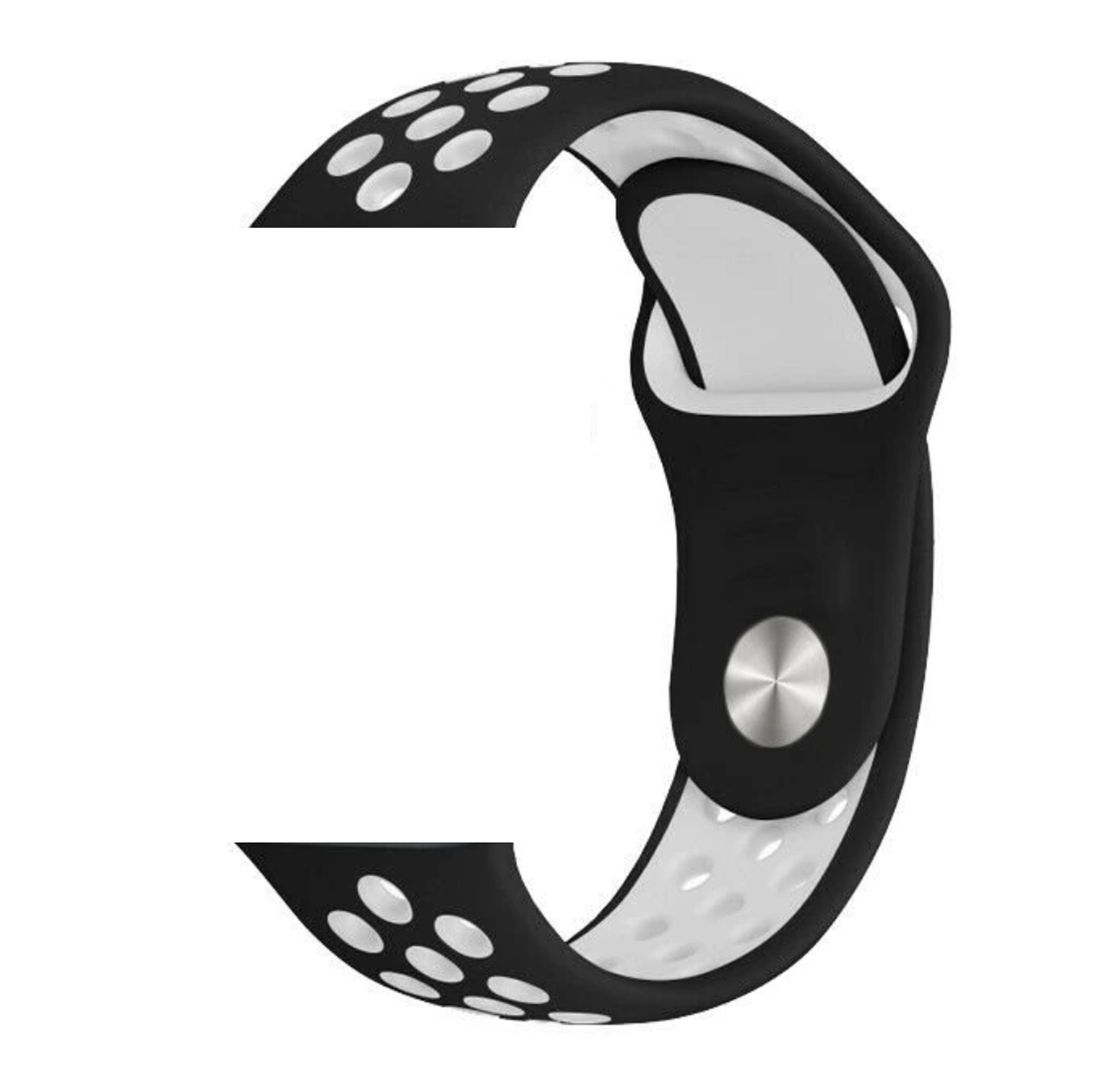 Športový remienok čiernobiely